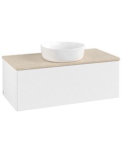 Villeroy & Boch Antao meuble sous vasque 1000x360x500mm L31113MT avec éclairage avec structure FK/AP: MT/3