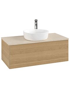 Villeroy & Boch Antao Waschtischunterschrank 1000x360x500mm L31153HN mit Beleuchtung mit Struktur FK/AP: HN/3