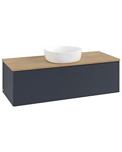 Villeroy & Boch Antao Waschtischunterschrank 1200x360x500mm L32111HG mit Beleuchtung mit Struktur FK/AP: HG/1