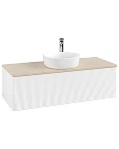 Villeroy & Boch Antao meuble sous vasque 1200x360x500mm L32153MT avec éclairage avec structure FK/AP: MT/3