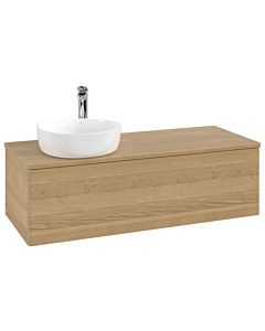 Villeroy & Boch Antao Waschtischunterschrank 1200x360x500mm L33051HN mit Beleuchtung FK/AP: HN/1