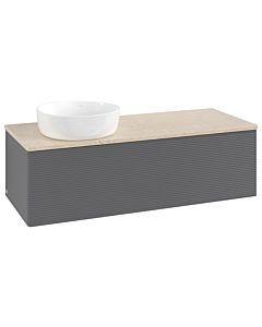 Villeroy & Boch Antao meuble sous vasque 1200x360x500mm L33113GK avec éclairage avec structure FK/AP: GK/3