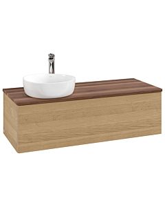 Villeroy & Boch Antao Waschtischunterschrank 1200x360x500mm L33152HN mit Beleuchtung mit Struktur FK/AP: HN/2