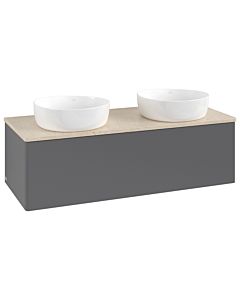 Villeroy & Boch Antao vanity unit 1200x360x500mm L35013GK with lighting FK/AP: GK/3