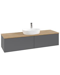 Villeroy & Boch Antao Waschtischunterschrank 1600x360x500mm L36051GK mit Beleuchtung FK/AP: GK/1