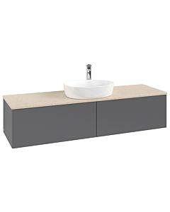 Villeroy & Boch Antao Waschtischunterschrank 1600x360x500mm L36053GK mit Beleuchtung FK/AP: GK/3