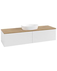 Villeroy & Boch Antao Waschtischunterschrank 1600x360x500mm L36111GF mit Beleuchtung mit Struktur FK/AP: GF/1