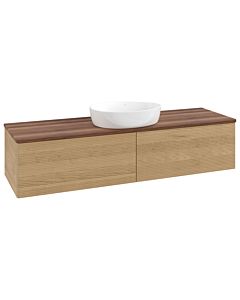 Villeroy & Boch Antao meuble sous vasque 1600x360x500mm L36112HN avec éclairage avec structure FK/AP: HN/2