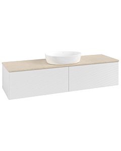 Villeroy & Boch Antao Waschtischunterschrank 1600x360x500mm L36113GF mit Beleuchtung mit Struktur FK/AP: GF/3