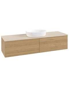 Villeroy & Boch Antao meuble sous vasque 1600x360x500mm L36113HN avec éclairage avec structure FK/AP: HN/3