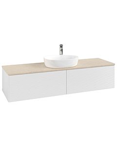 Villeroy & Boch Antao Waschtischunterschrank 1600x360x500mm L36153GF mit Beleuchtung mit Struktur FK/AP: GF/3