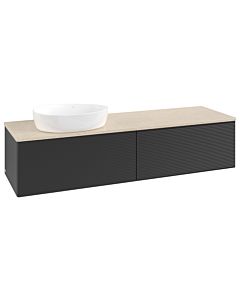 Villeroy & Boch Antao Waschtischunterschrank 1600x360x500mm L37113PD mit Beleuchtung mit Struktur FK/AP: PD/3