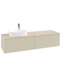 Villeroy & Boch Antao Waschtischunterschrank 1600x360x500mm L37153HJ mit Beleuchtung mit Struktur FK/AP: HJ/3