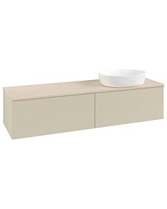 Villeroy & Boch Antao Waschtischunterschrank 1600x360x500mm L38113HJ mit Beleuchtung mit Struktur FK/AP: HJ/3