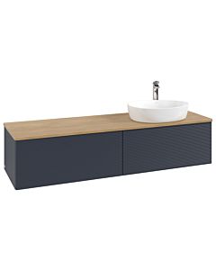 Villeroy & Boch Antao Waschtischunterschrank 1600x360x500mm L38151HG mit Beleuchtung mit Struktur FK/AP: HG/1