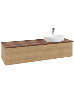 Villeroy & Boch Antao Waschtischunterschrank 1600x360x500mm L38152HN mit Beleuchtung mit Struktur FK/AP: HN/2