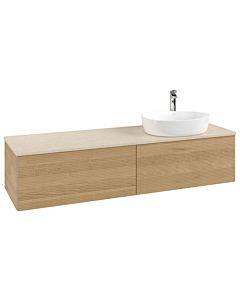 Villeroy & Boch Antao meuble sous vasque 1600x360x500mm L38153HN avec éclairage avec structure FK/AP: HN/3