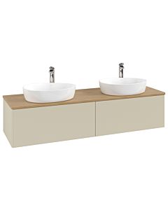 Villeroy & Boch Antao Waschtischunterschrank 1600x360x500mm L39051HJ mit Beleuchtung FK/AP: HJ/1