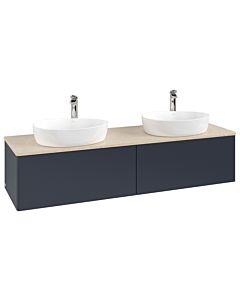 Villeroy & Boch Antao vanity unit 1600x360x500mm L39053HG with lighting FK/AP: HG/3