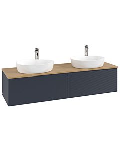Villeroy & Boch Antao meuble sous vasque 1600x360x500mm L39151HG avec éclairage avec structure FK/AP: HG/ 2000