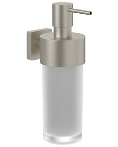 Villeroy und Boch Elements Striking Seifenspender TVA15200700064 nickel brossé noir, 230ml, verre dépoli