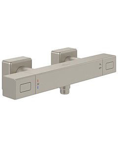 Villeroy & Boch Universal Taps & Fittings Brause-Thermostat TVS00001800064 eckig, Wandmontage, brushed nickel black