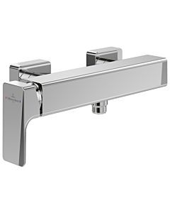 Villeroy und Boch Subway 3.0 Einhebel-Duscharmatur TVS11200100061 mit Rückflussschutz, Wandmontage, chrom