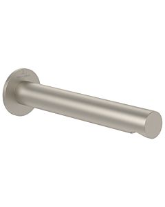 Villeroy und Boch Loop + Friends bec de bain TVT10650515364 pour montage mural, nickel brossé noir