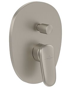 Villeroy und Boch Antao trim set TVT11100100064 concealed single lever mixer, wall mounting, brushed nickel black