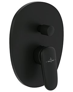 Villeroy und Boch Antao trim set TVT111001000K5 concealed single lever mixer, wall mounting, matt black