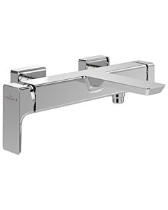 Robinet de salle de bain Villeroy &amp; Boch Subway 3.0 TVT11200200061 avec inverseur, fixation murale, chromé