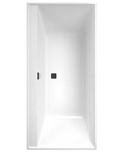 Villeroy und Boch Collaro rectangular bathtub UBA199COR2NV-01 190x90cm, built-in version black matt, tub color white alpine