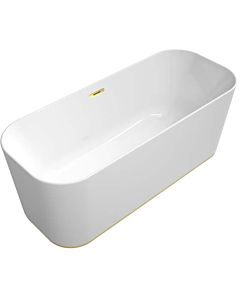 Villeroy & Boch Finion freestanding bathtub 177FIN7N300V201 170x70cm, water inlet, design ring, white, gold