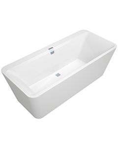 Villeroy und Boch Squaro Edge 12 Oval bathtub Q180SQE7PDBCV01 180x80cm, white, central, free-standing, apron Color on Demand