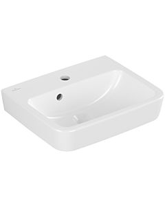 Villeroy und Boch O.novo hand washbasin 43444501 45 x 37 cm, square, with tap hole, with overflow, white