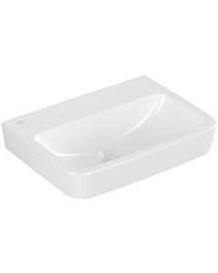 Villeroy und Boch O.novo hand washbasin 43445301 50x37cm, square, without tap hole, without overflow, white