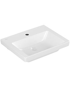 Villeroy und Boch Subway 3.0 Handwaschbecken 43705101 50x40cm, mit Hahnloch/ohne Überlauf, weiß