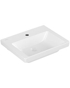 Villeroy und Boch Subway 3.0 Handwaschbecken 437051RW 50x40cm, mit Hahnloch/ohne Überlauf, stone white C-plus
