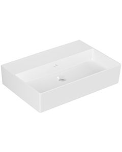 Villeroy und Boch Memento 2.0 Waschtisch 4A226F01 60x42cm, ohne Hahnloch & Überlauf, Weiß