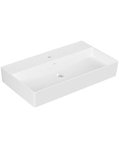 Villeroy & Boch Memento 2.0 Waschtisch 4A228101 80 x 47 cm, weiß alpin, mit Hahnloch, ohne Überlauf