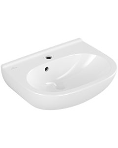 Villeroy & Boch O.Novo Handwaschbecken 53605001 Compact,50 x 40 cm, weiss, mit Hahnloch & Überlauf