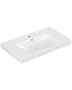 Villeroy & Boch Subway 2.0 Waschtisch 71758G01 80 x 47 cm, weiß, mitHahnloch und Überlauf