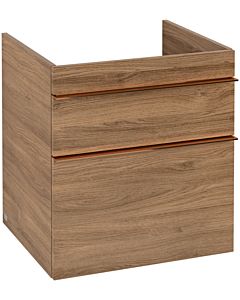 Villeroy und Boch Venticello Waschtisch-Unterschrank A92305RH 55,3x59x50,2cm, Griff Copper, Kansas Oak