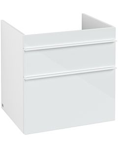 Villeroy und Boch Venticello vanity unit A92402RE 60.3 x 59 x 50.2 cm, handle white, glass Glossy White