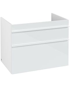 Villeroy und Boch Venticello Waschtisch-Unterschrank A92502RE 75,3 x 59 x 50,2 cm, Griff White, Glass Glossy White