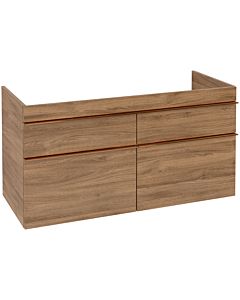 Villeroy und Boch Venticello Waschtisch-Unterschrank A92905RH 115,3x59x50,2cm, Griff Copper, Kansas Oak