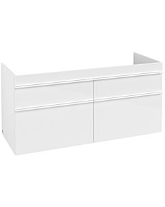 Villeroy & Boch Venticello Unterschrank A93002DH XXL, 125,3x59x50,2cm, Griff White, Glossy White