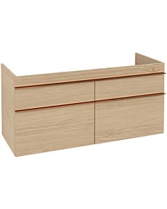 Villeroy und Boch Venticello vanity unit A93005VJ 125.3 x 59 x 50.2 cm, handle copper, nordic oak