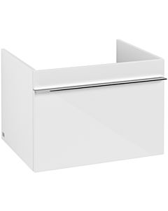 Villeroy und Boch Venticello A93301DH 60,3 x 42 x 50,2 cm, poignée chromée, Glossy White