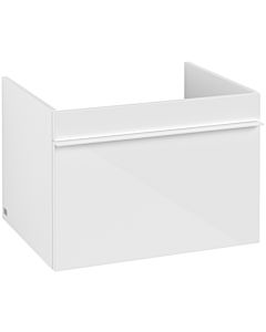 Villeroy und Boch Venticello A93302DH 60,3 x 42 x 50,2 cm, poignée blanche, Glossy White